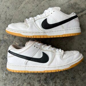 Nike SB Dunk Low Pro White Gum CD2563-101 Men’s Size 10.5
